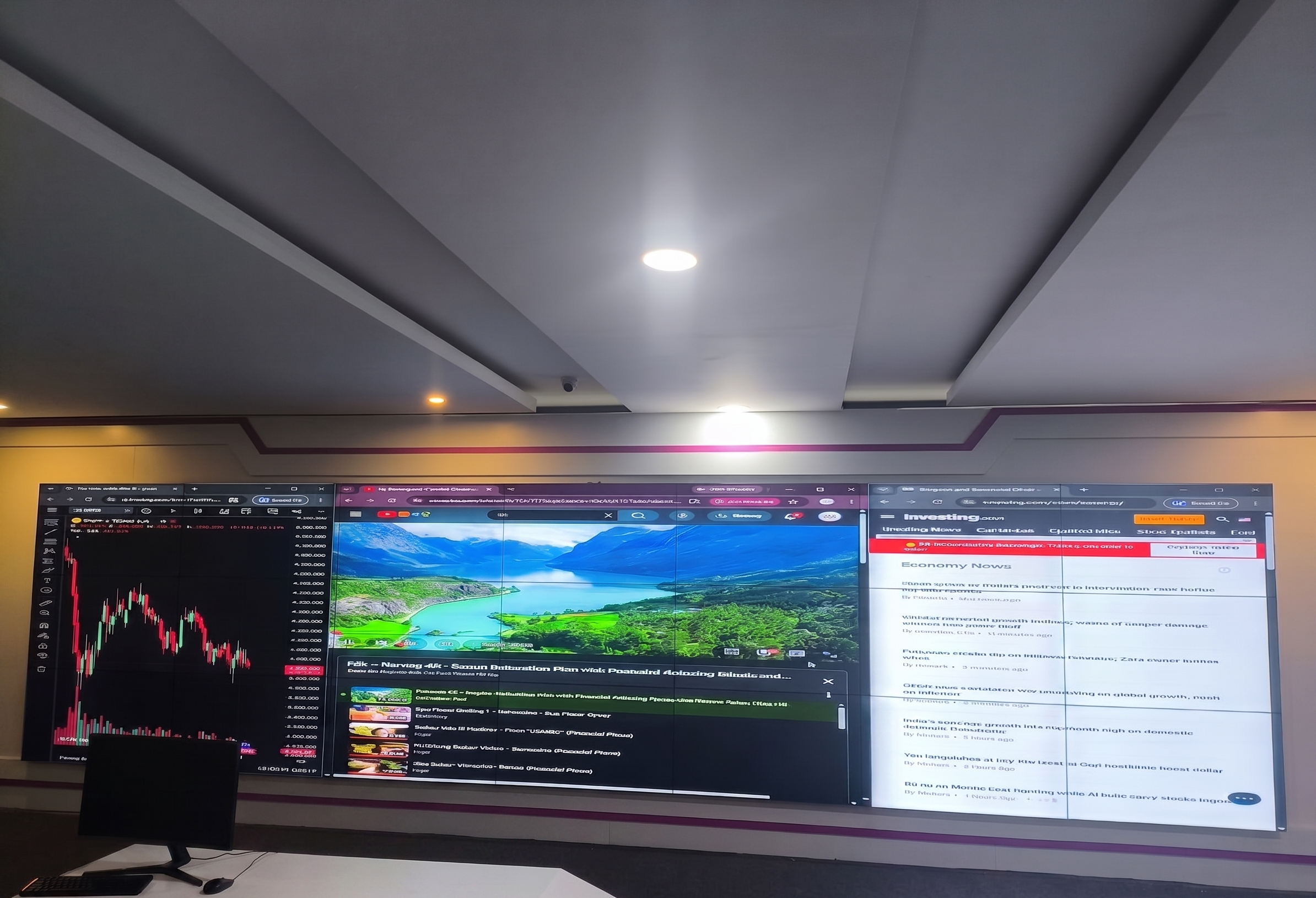 Samsung Videowall installation view 4